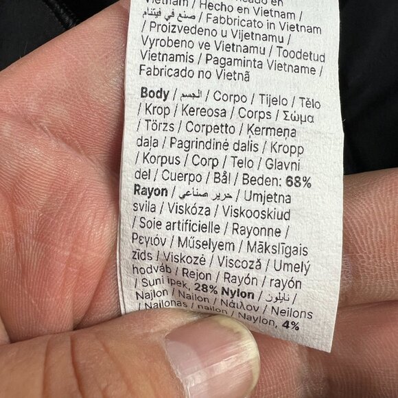 Spanx Ponte Perfect Slim Straight Pants Women 32x25* Black High Rise Crop Tag XL - Picture 7 of 16